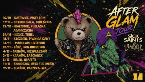Sick Saints + Hypnosaur – After Glam Tour 2026 – grafika wydarzenia w Szczecinie