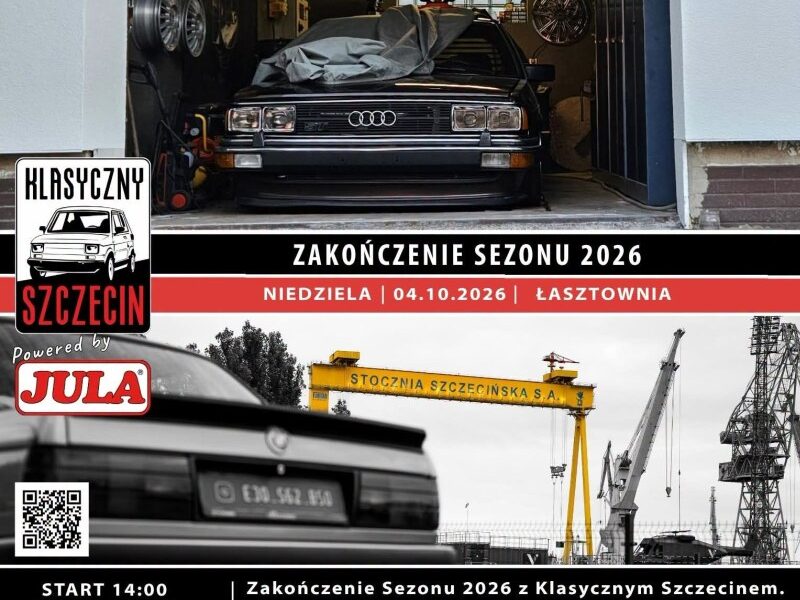Szczecin. 04.10.2026. Zakończenie sezonu 2026 z Klasycznym Szczecinem - zlot klasycznych samochodów i motocykli