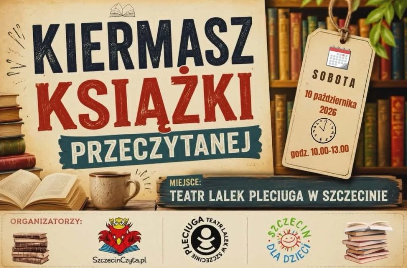 Szczecin. 10.10.2026. XXIX Kiermasz Książki Przeczytanej