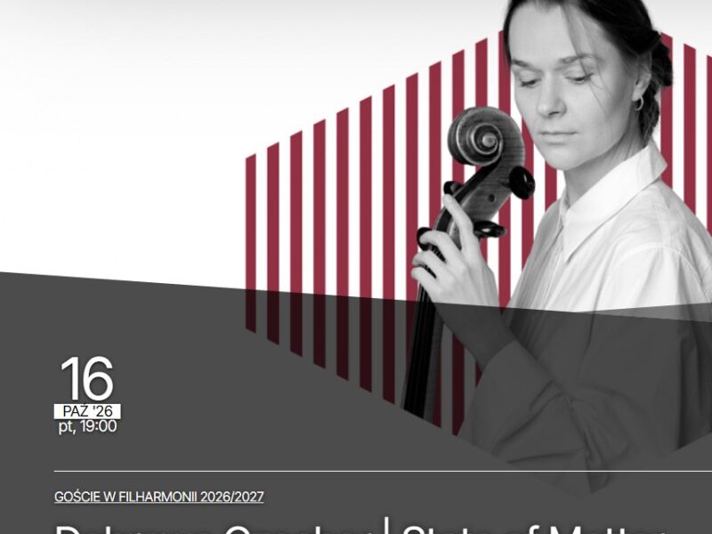 Szczecin. 16.10.2026. Dobrawa Czocher – State of Matter w Filharmonii