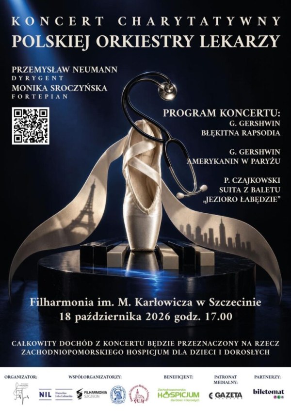 Szczecin. 18.10.2026. Koncert Charytatywny Polskiej Orkiestry Lekarzy