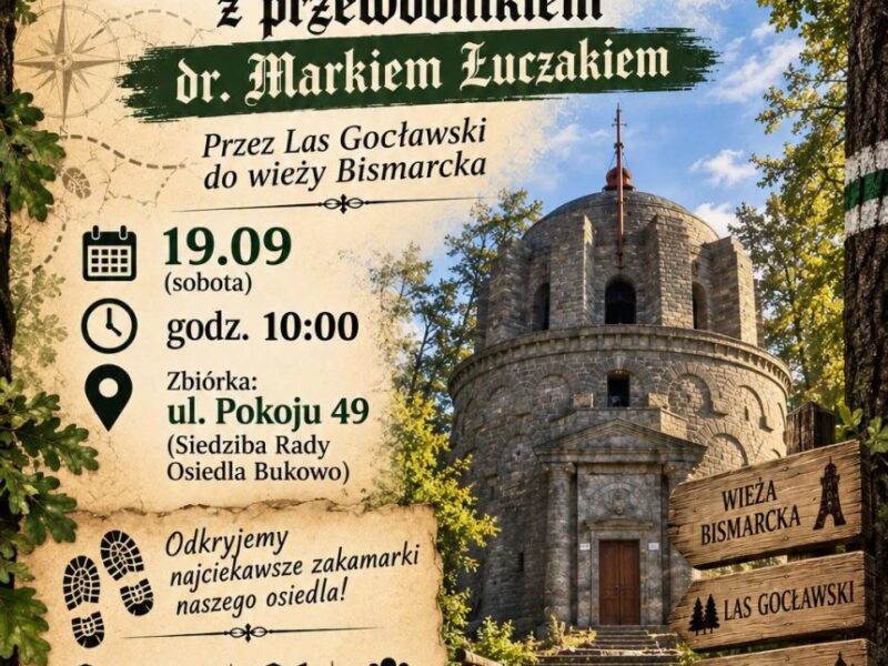 Szczecin. 19.09.2026. Spacer po Bukowie - wycieczka z przewodnikiem