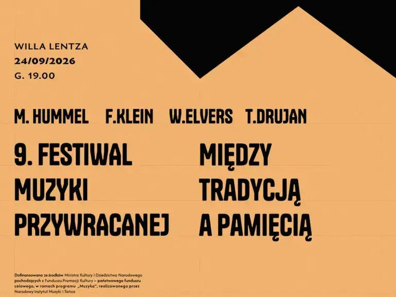 Szczecin. 24.09.2026. Festiwal Muzyki Przywracanej - Między tradycją a pamięcią