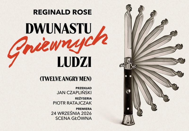 Szczecin. 24.09.2026. „Dwunastu gniewnych ludzi” - premiera w Teatrze Współczesnym