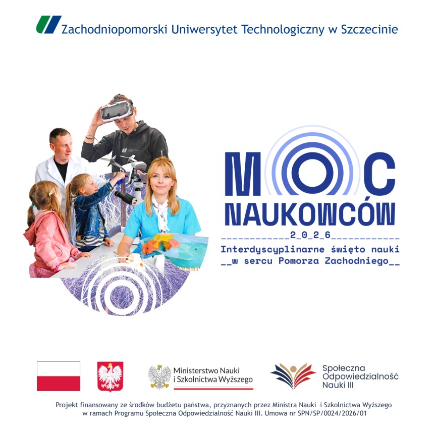 Szczecin. 25.09.2026. Moc Naukowców 2026 - wielkie miasteczko nauki ZUT