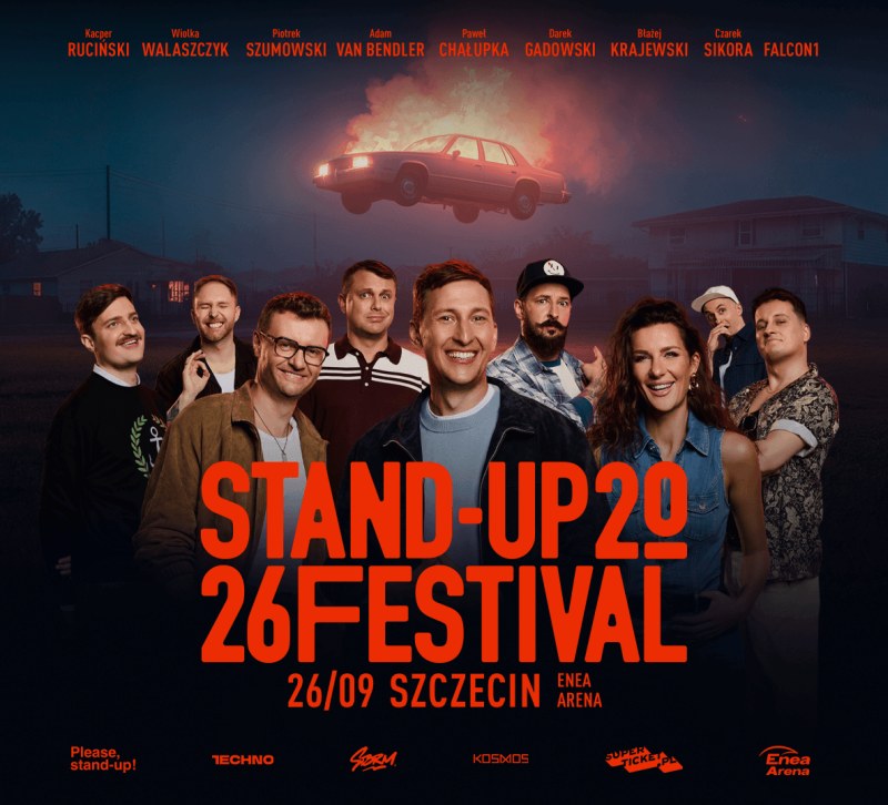 Szczecin. 26.09.2026. Szczecin Stand-up Festival 2026 - czołówka polskiego stand-upu w Enea Arenie