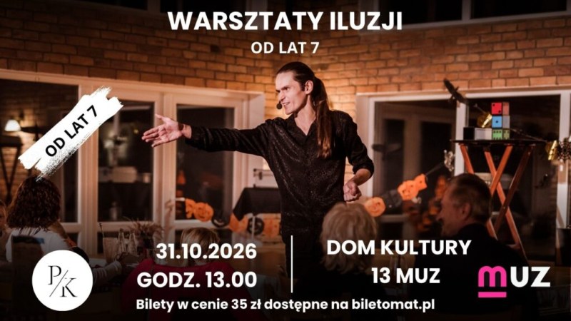 Szczecin. 31.10.2026. Warsztaty iluzji dla dzieci i młodzieży