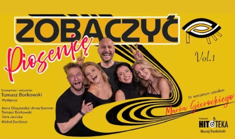 Zobaczyć Piosenkę – widowisko muzyczno-teatralne – oficjalna grafika wydarzenia w Szczecinie