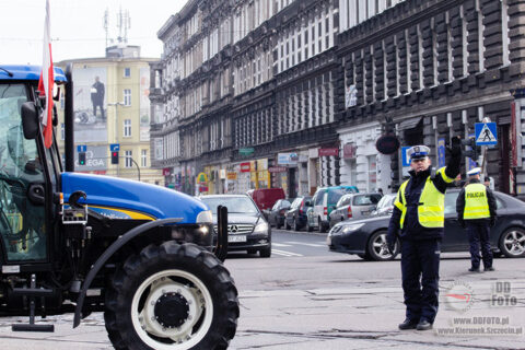 Protesty rolników w Szczecinie 12