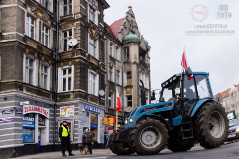 Protesty rolników w Szczecinie 07