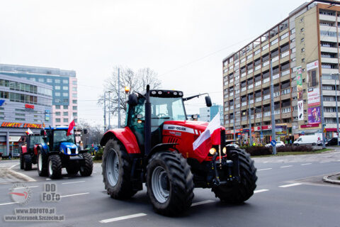 Protesty rolników w Szczecinie 02