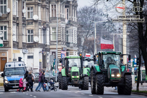 Protesty rolników w Szczecinie 16