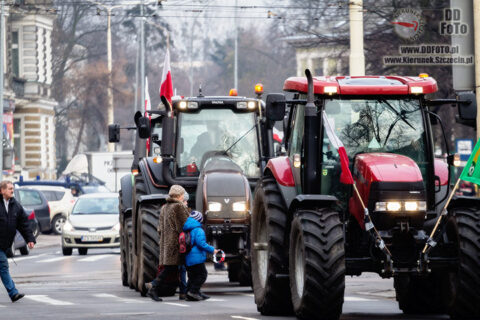 Protesty rolników w Szczecinie 14
