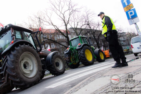 Protesty rolników w Szczecinie 06