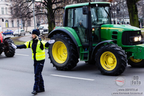 Protesty rolników w Szczecinie 04