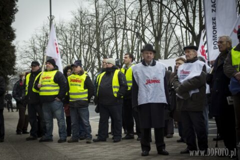 Protesty rolników w Szczecinie 37