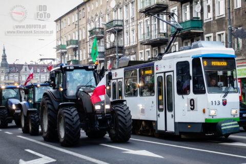 Protesty rolników w Szczecinie 23