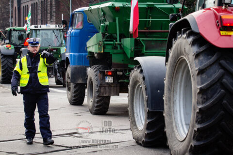 Protesty rolników w Szczecinie 10