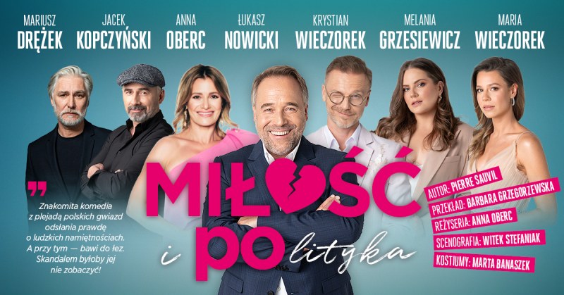 spektakl Miłość i polityka w Szczecinie